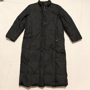 London Fog Womens Size XS Long Puffer Jacket Coat Flaws